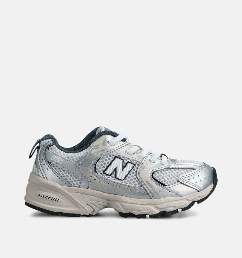 New Balance 530 Zilveren Sneakers voor meisjes (366188) - geschikt voor steunzolen