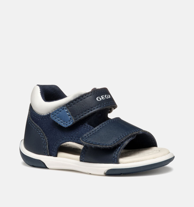 Geox Sandales pour b&eacute;b&eacute; en Bleu fonc&eacute; pour gar&ccedil;ons (370132)