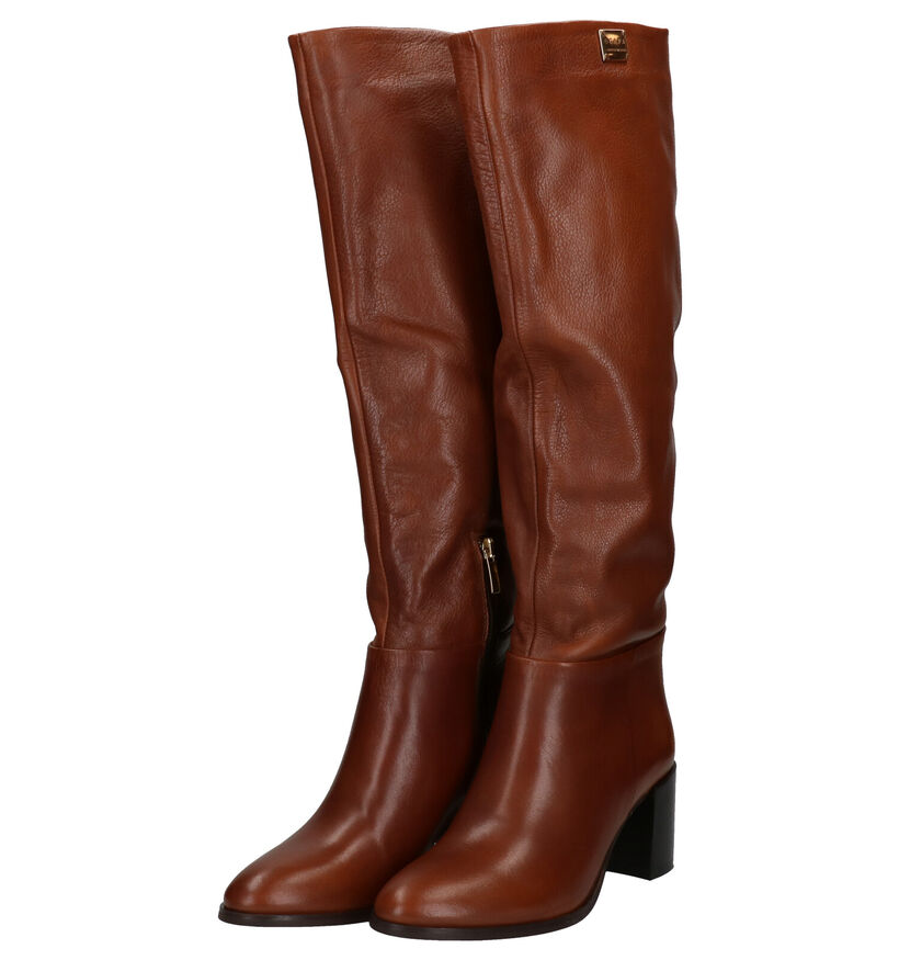 Scapa Cognac Knielaarzen in leer (281262)