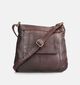 Bear Design Sac port&eacute; crois&eacute; en Brun fonc&eacute; pour femmes (382154)