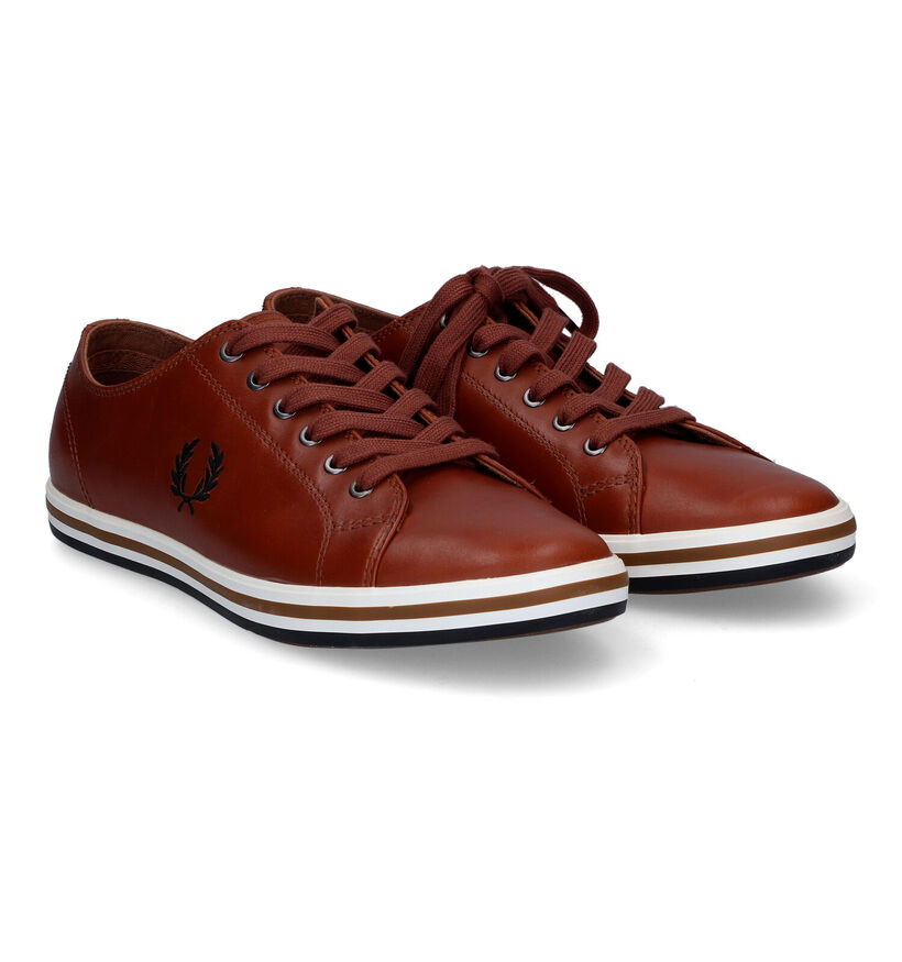 Fred Perry Kingston Chaussures à lacets en Cognac pour hommes (321977)