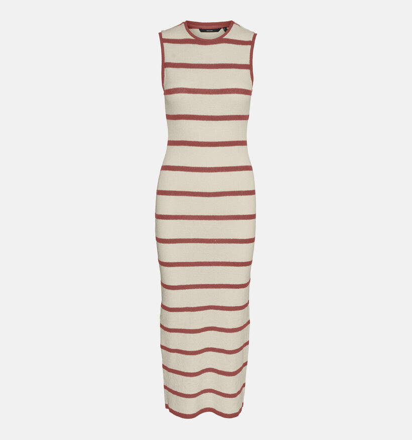 Vero Moda Wanda Bruine Lange jurk voor dames (352152)