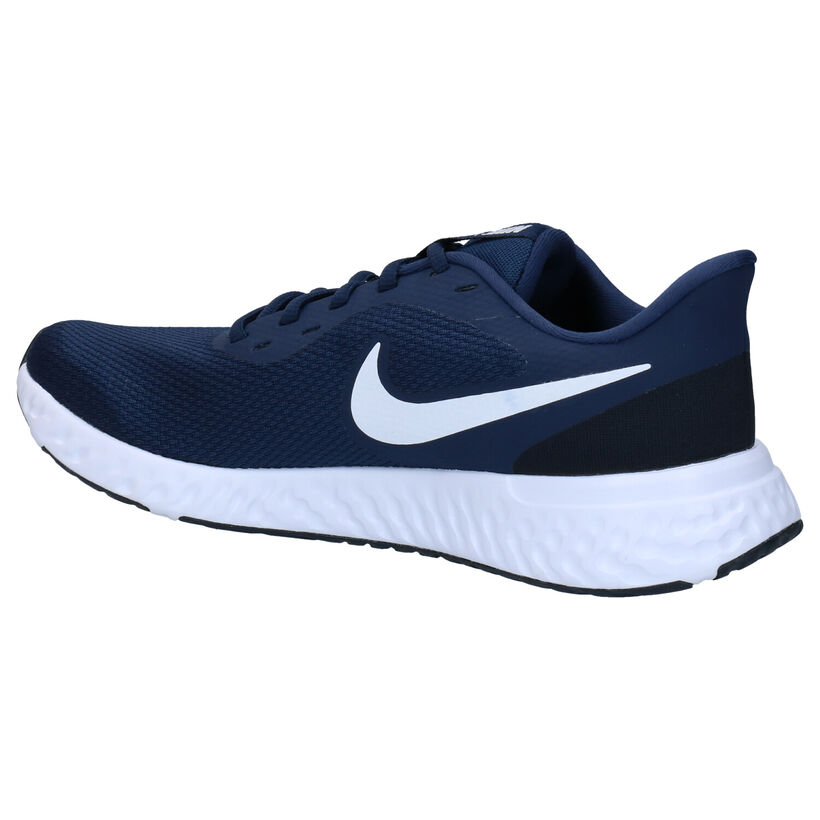 Nike Revolution 5 Blauwe Sneakers in stof (290990)