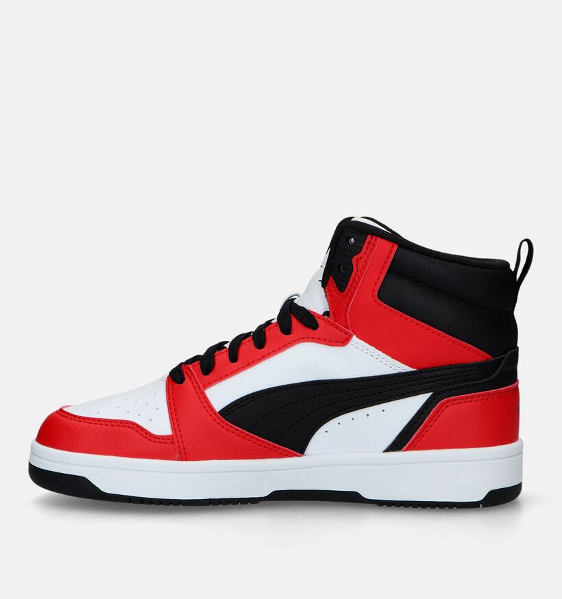 Puma Rebound v6 Witte sneakers voor meisjes, jongens (346446)