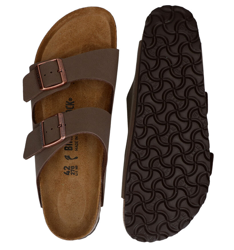 Birkenstock Arizona Nu-pieds en Noir pour hommes (213368)