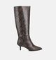 Posh by Poelman Bottes hautes en Marron pour femmes (371446)