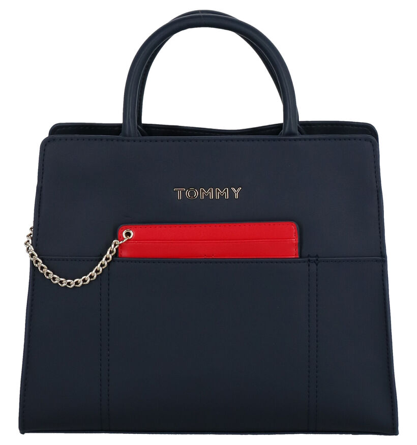 Tommy Hilfiger Item Statement Tote Sac à Main en Bleu en simili cuir (256971)