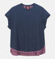 Ador&eacute; Estuve Donkerblauwe T-shirt met Korte Mouwen voor dames (384067)