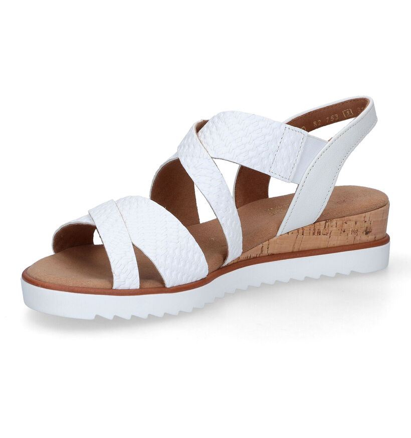 Gabor Witte Sandalen in leer (306144)