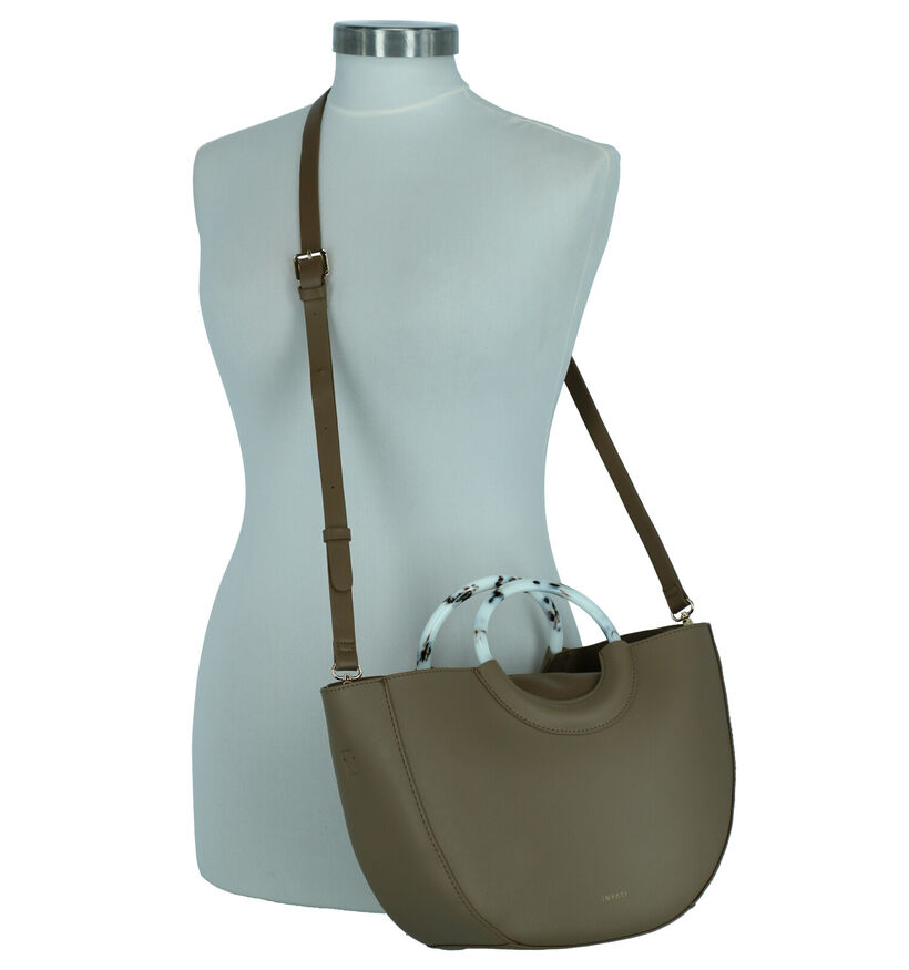 Inyati Georgia Sac à Main en Beige en simili cuir (275446)