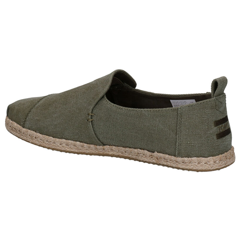 Toms Alpargata Espadrilles en Kaki en textile (269363)