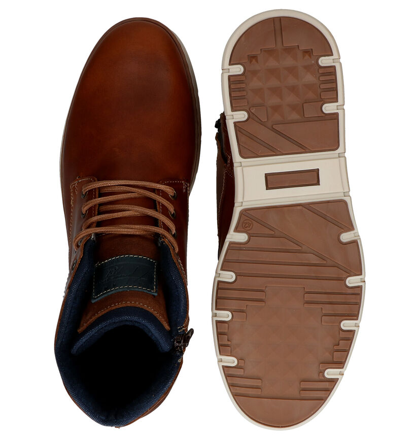 Bullboxer Cognac Hoge Schoenen in leer (281788)