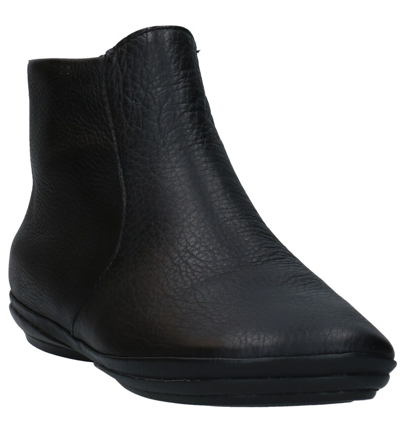 Camper Bottines plates en Noir en cuir (299826)