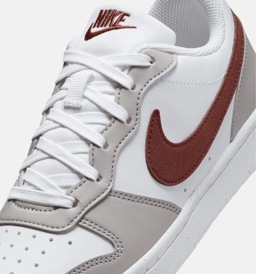 Nike Court Borough Recraft HF Witte Sneakers voor meisjes, jongens (347986)