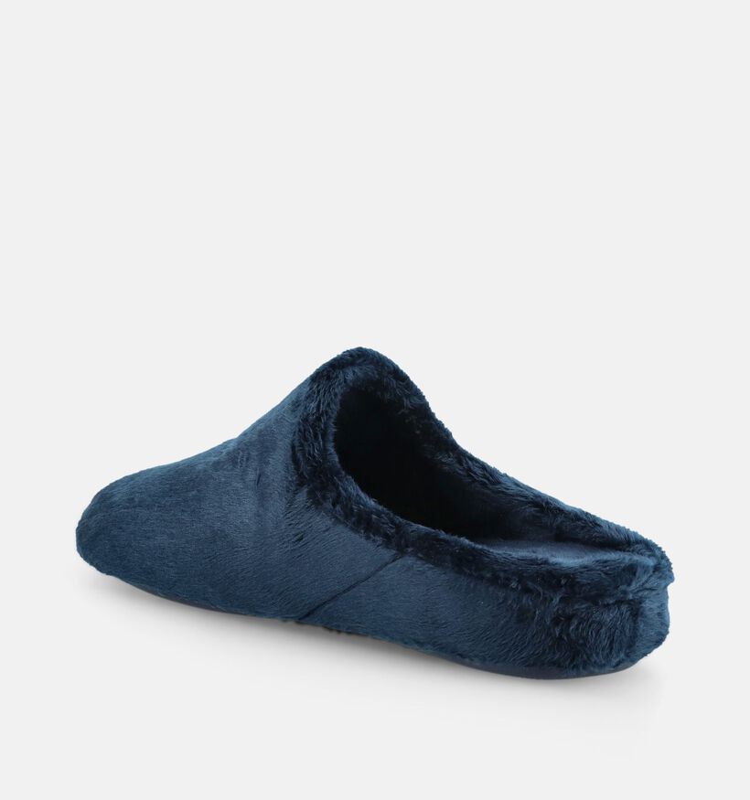 Scapa Donkerblauwe Open Pantoffels voor dames (380860) - geschikt voor steunzolen