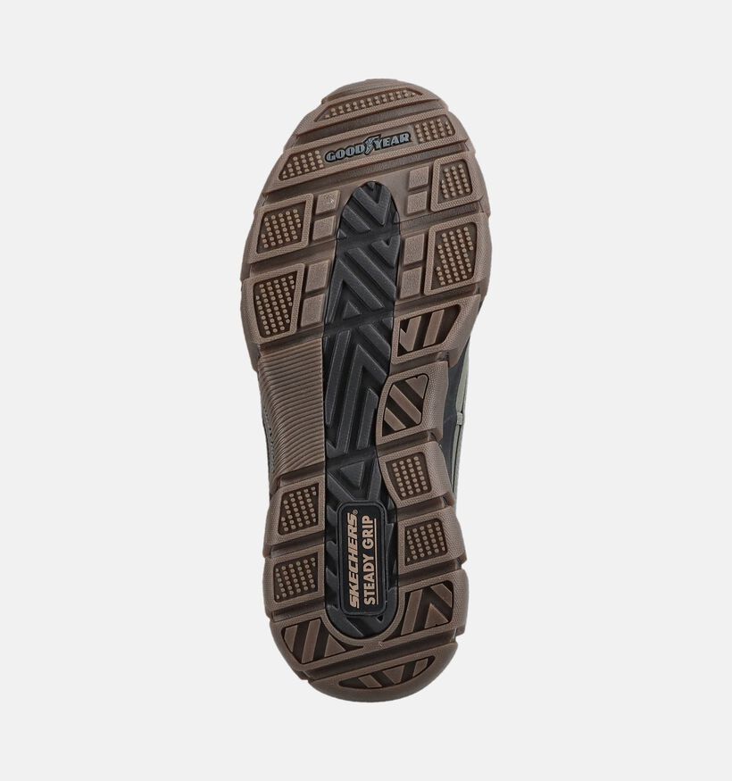Skechers x John Deere Kakigroene/Bruine Mocassins voor heren (379535)