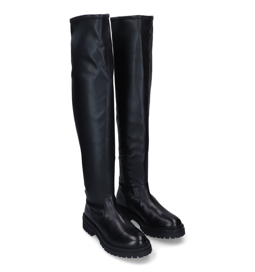 Geox Iridea Bottes Overknee en Noir pour femmes (316144)