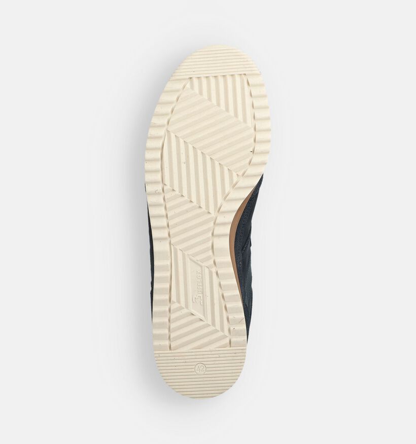 Bufflox Naples Donkerblauwe Veterschoenen voor heren (371974) - geschikt voor steunzolen