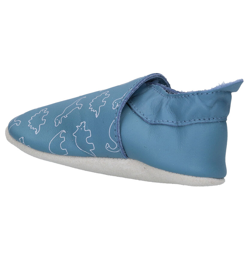 Bobux Dino Chaussons pour bébé en Bleu pour garçons (294784)