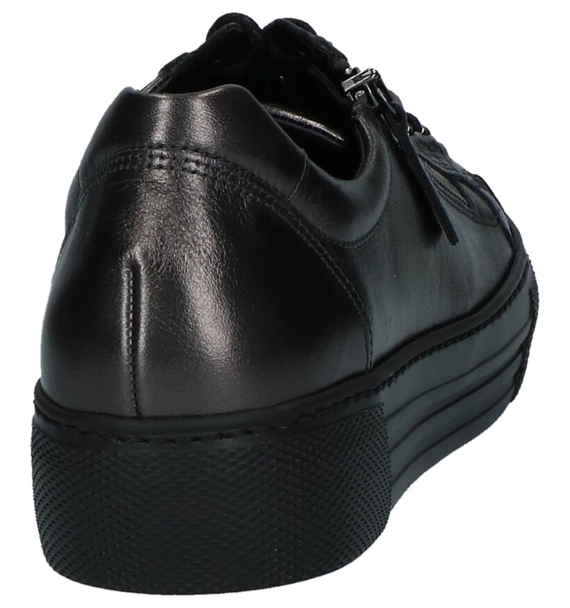 Donkerblauwe Geklede Sneakers Gabor Comfort in leer (231340)