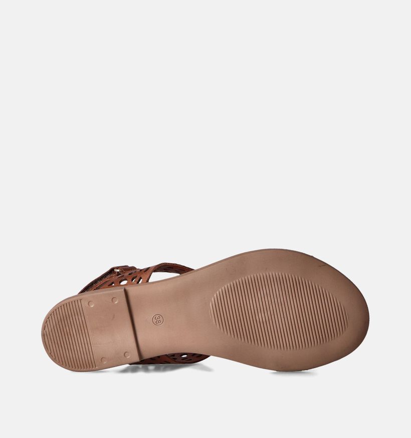 River Woods Aliana Sandales plates en Cognac pour femmes (356797)