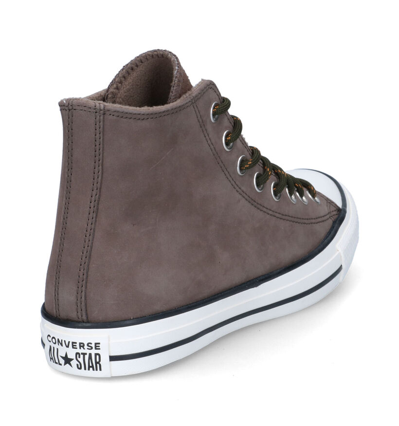 Converse CT All Star Hi Baskets en Khaki en nubuck (317291)