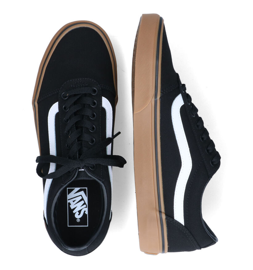 Vans Ward Baskets de skate en Noir pour hommes (337028)