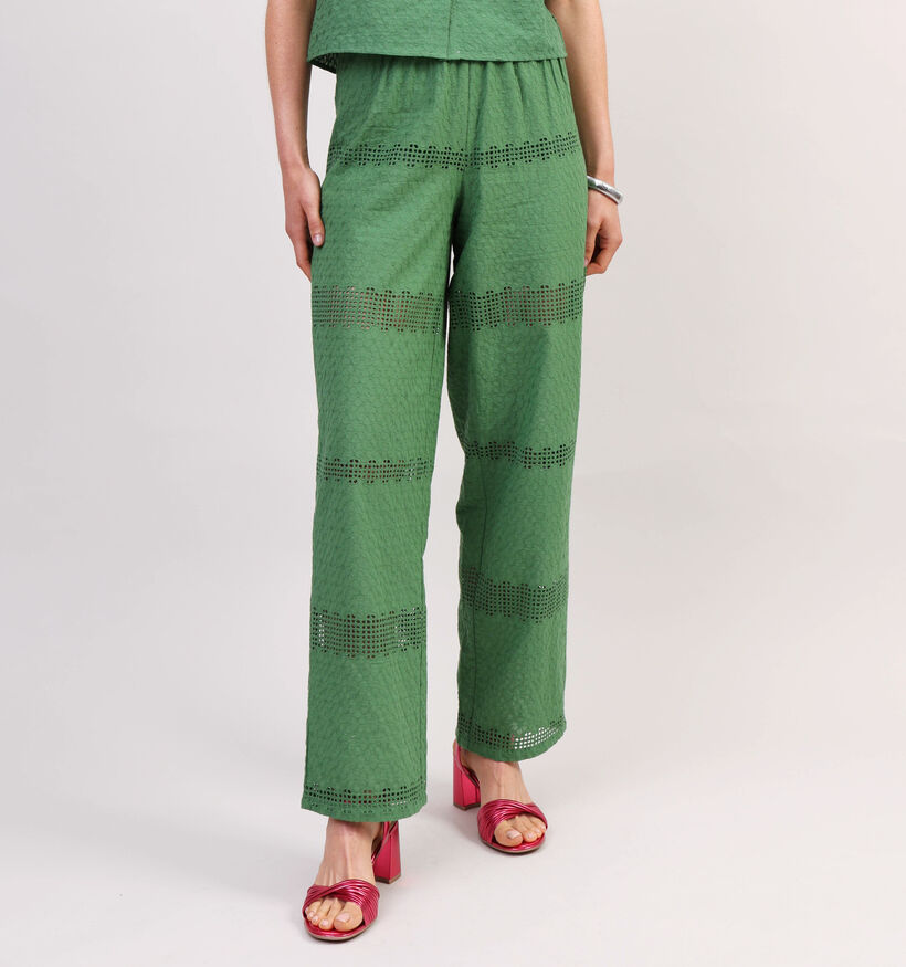 Pieces Taya Groene Broek voor dames (357393)