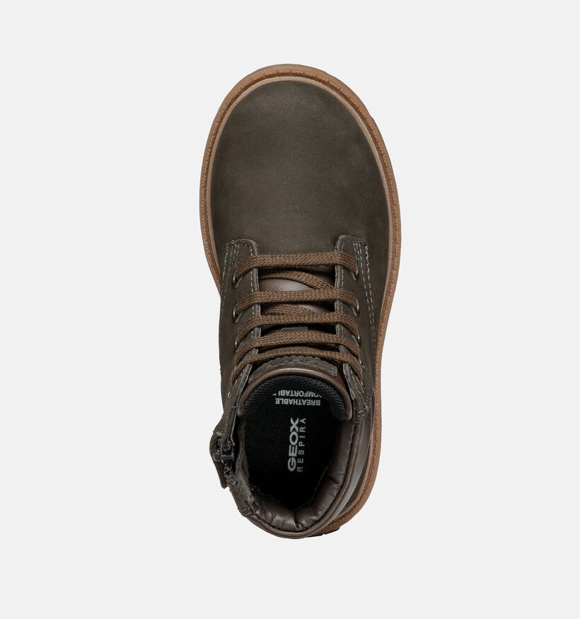 Geox Shaylax Bruine Bottines voor jongens (344554) - geschikt voor steunzolen