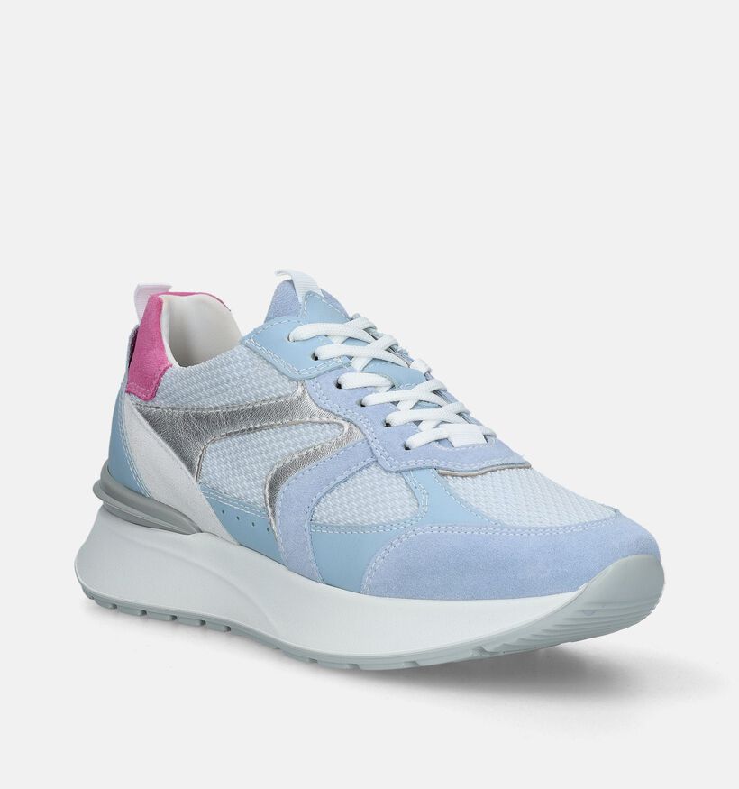 NeroGiardini Baskets casual en Bleu clair pour femmes (337166) - pour semelles orthopédiques