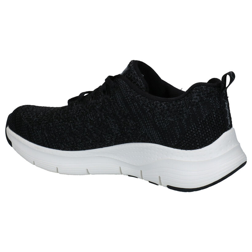 Skechers Arch Fit Infinite Adventure Baskets en Noir pour femmes (301268) - pour semelles orthopédiques