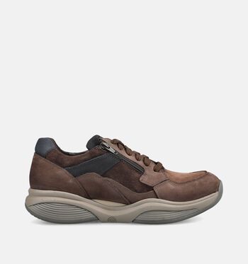 Xsensible Stretchwalker Low Sneakers Bruin/Grijs