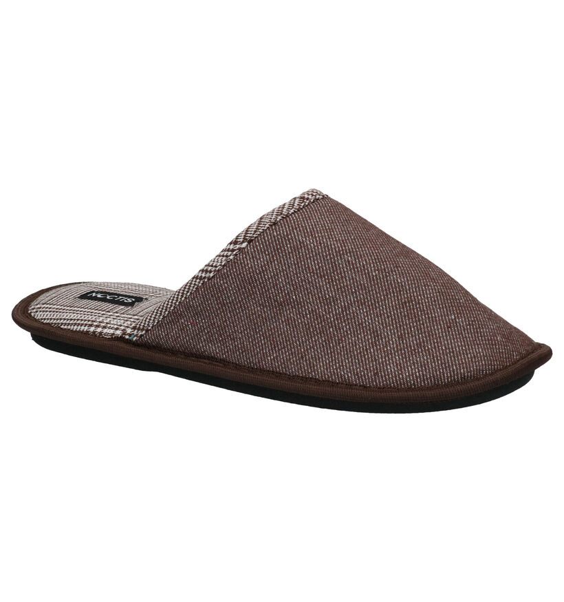 Lamasa Noctis Pantoufles en Marron pour hommes (296313)