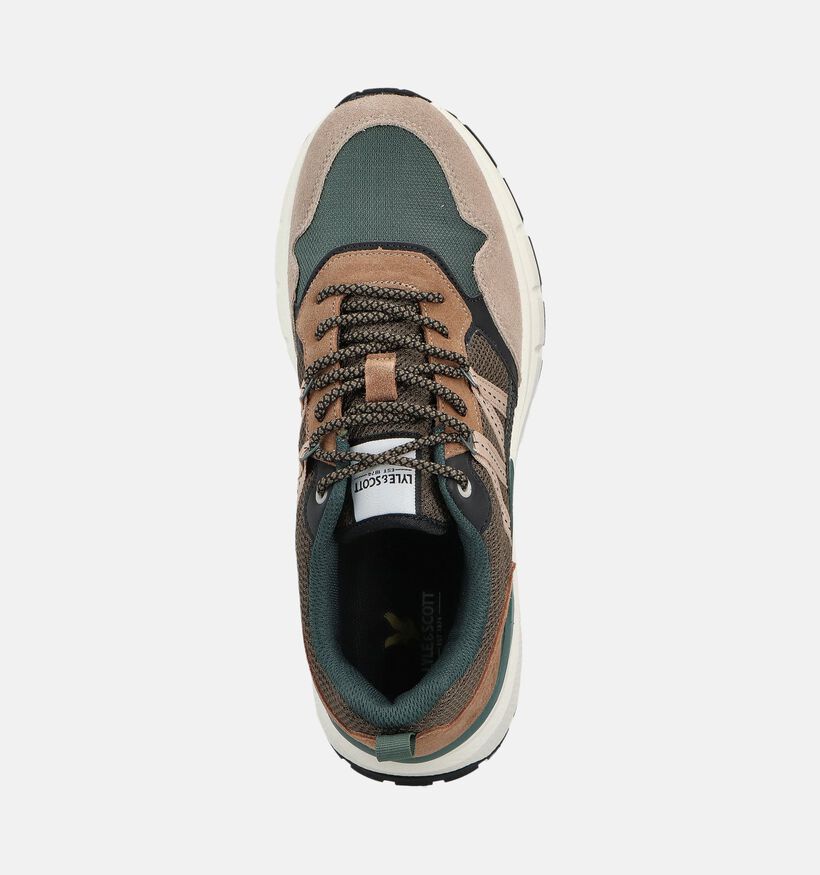 Lyle & Scott Lennox Chaussures plates en Cognac pour hommes (362619) - pour semelles orthopédiques