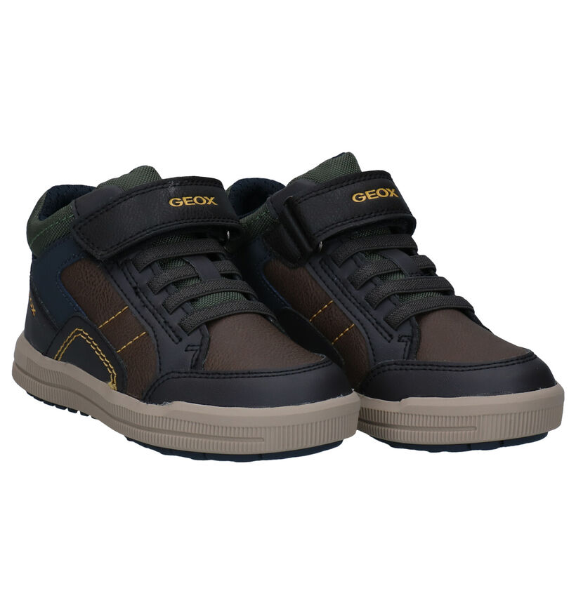 Geox Arzach Baskets en Noir en simili cuir (295084)