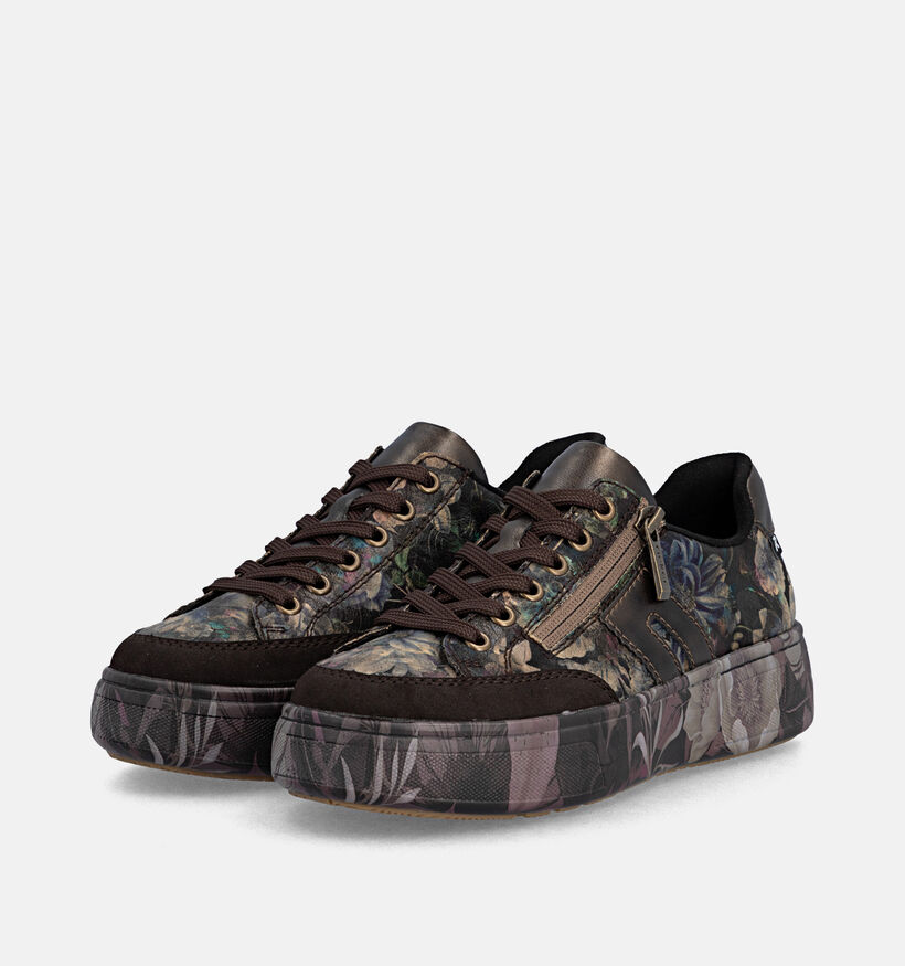 Rieker Antistress Sneakers met Veter en Rits voor dames (377924) - geschikt voor steunzolen