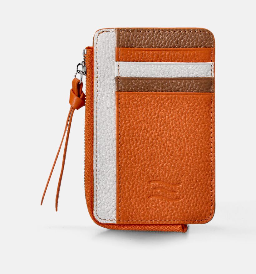 Crinkles Oranje Kaartenhouder voor dames (358516)