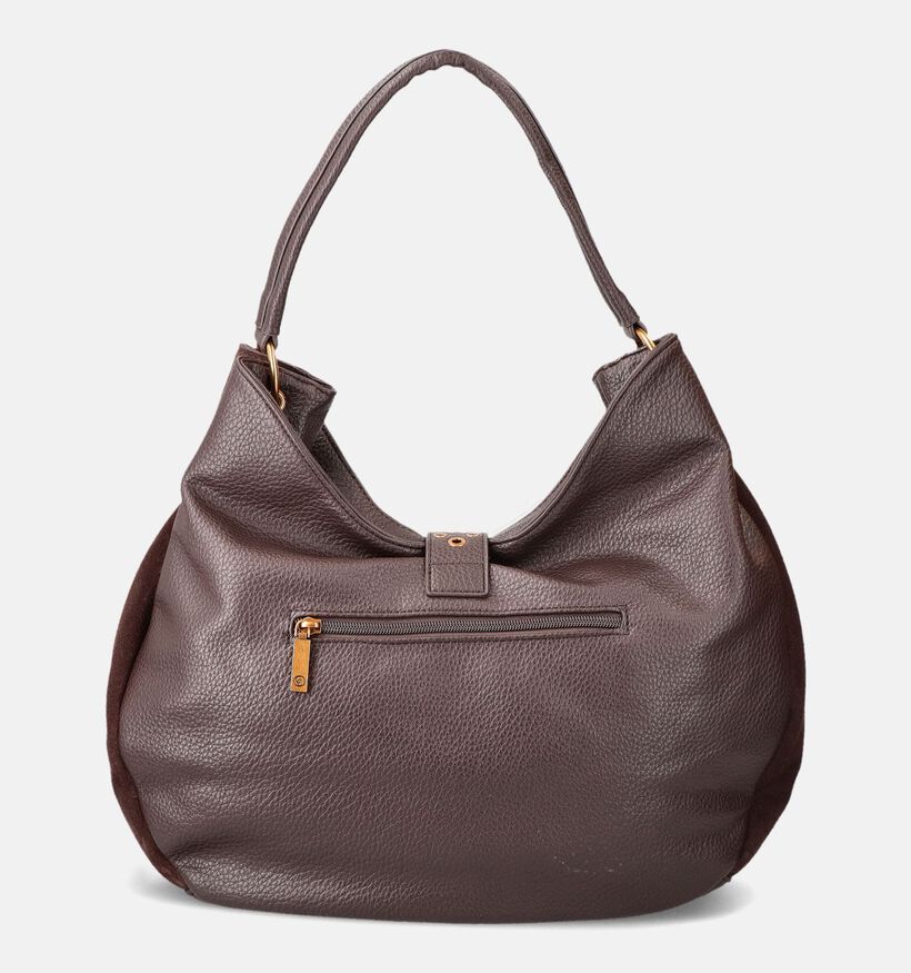 Carmela Donkerbruine Schoudertas voor dames (380302)