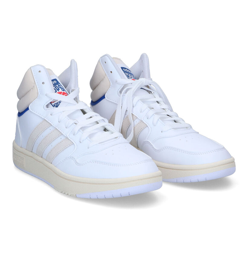 adidas Hoops 3.0 Witte Sneakers voor heren (319078) - geschikt voor steunzolen