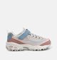 Skechers D'Lites Roze/Blauwe Sneakers voor meisjes (375689) - geschikt voor steunzolen