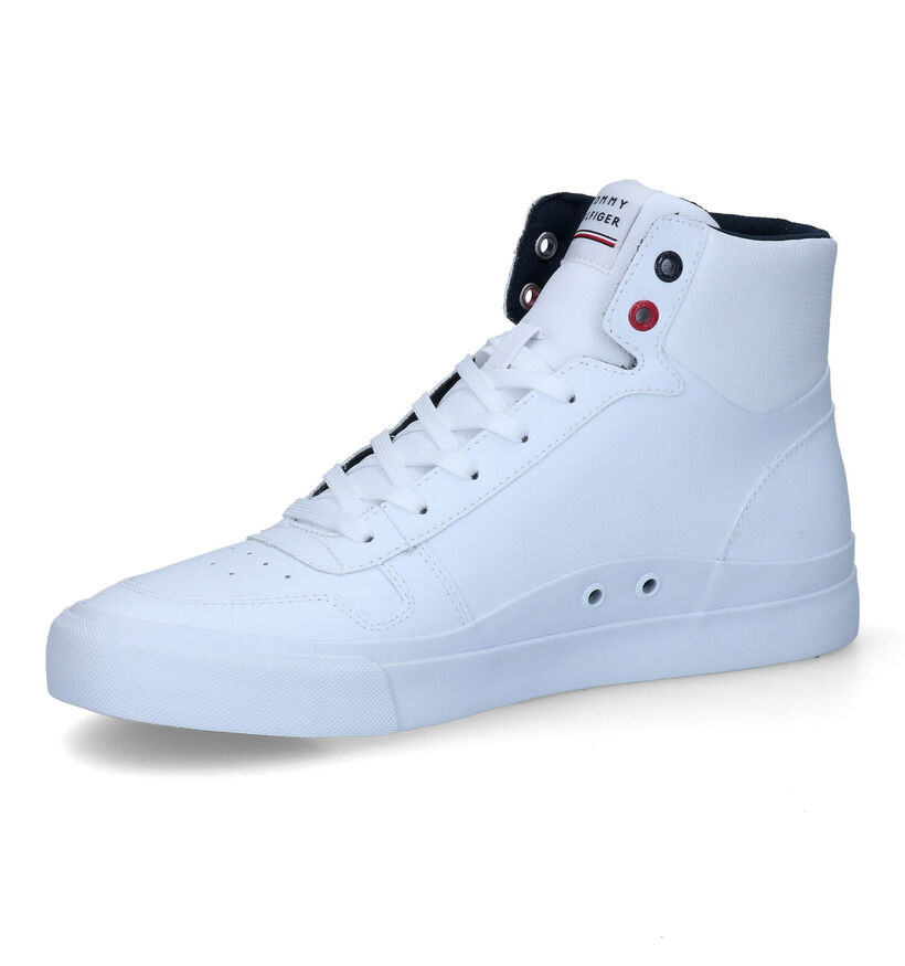 Tommy Hilfiger Core Corporate Witte Sneakers voor heren (300697)