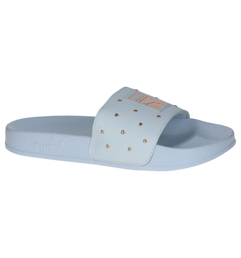 Witte Badslippers Puma Leadcat Studs in kunstleer (239413)