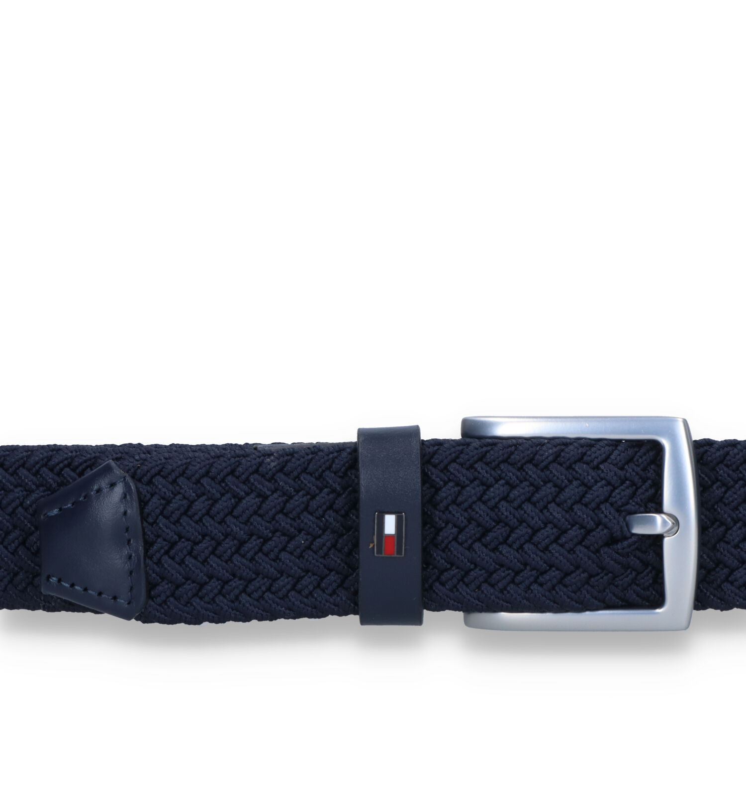 Tommy Hilfiger Denton 3.5 Elastic Blauwe Riem Heren Riemen
