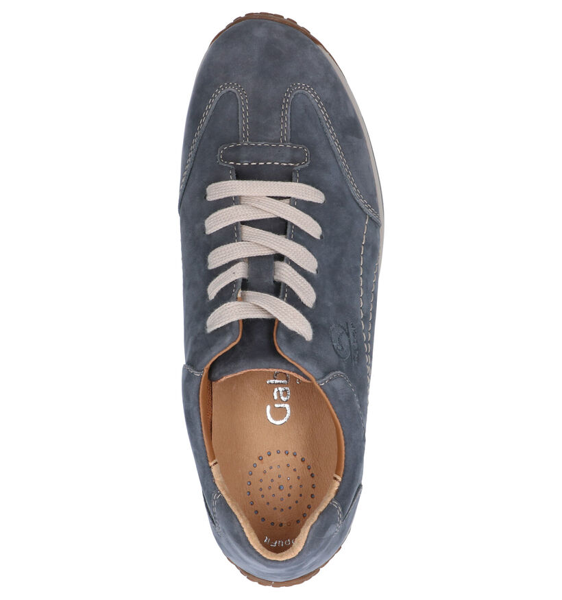 Gabor OptiFit Chaussures à Lacets en Bleu en nubuck (271565)