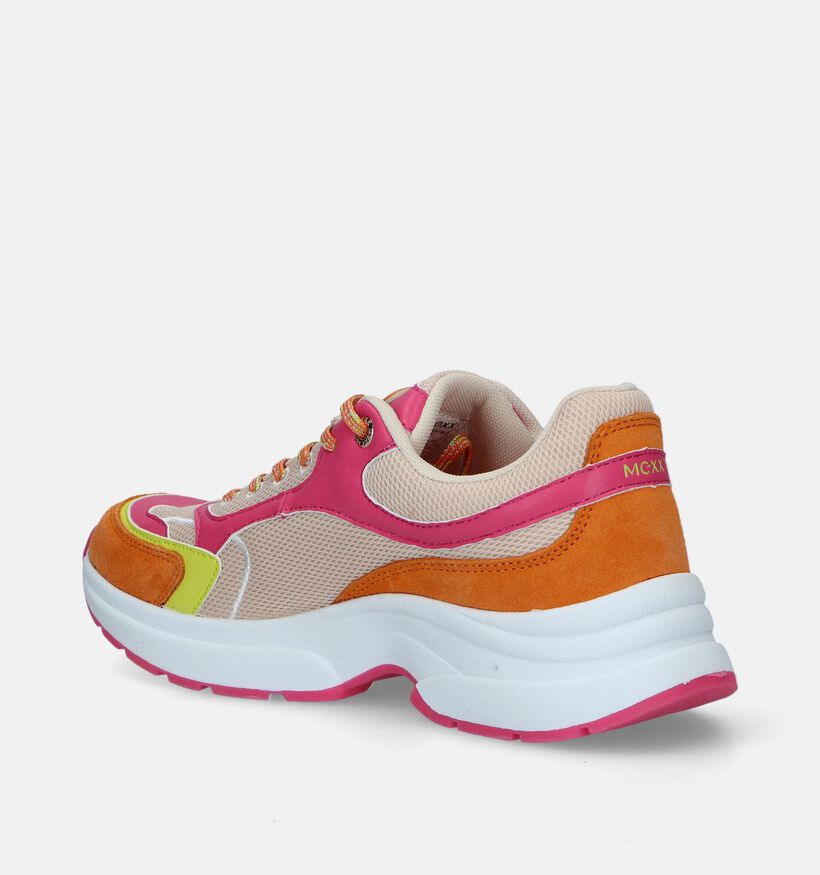 Mexx Loyce Oranje Sneakers voor dames (337726) - geschikt voor steunzolen