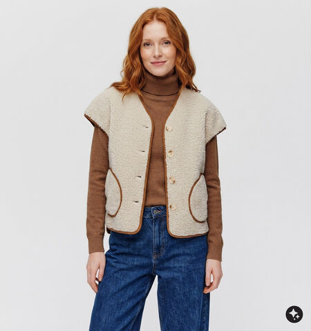 Laurent David Vesten Wit/Bruin/Blauw