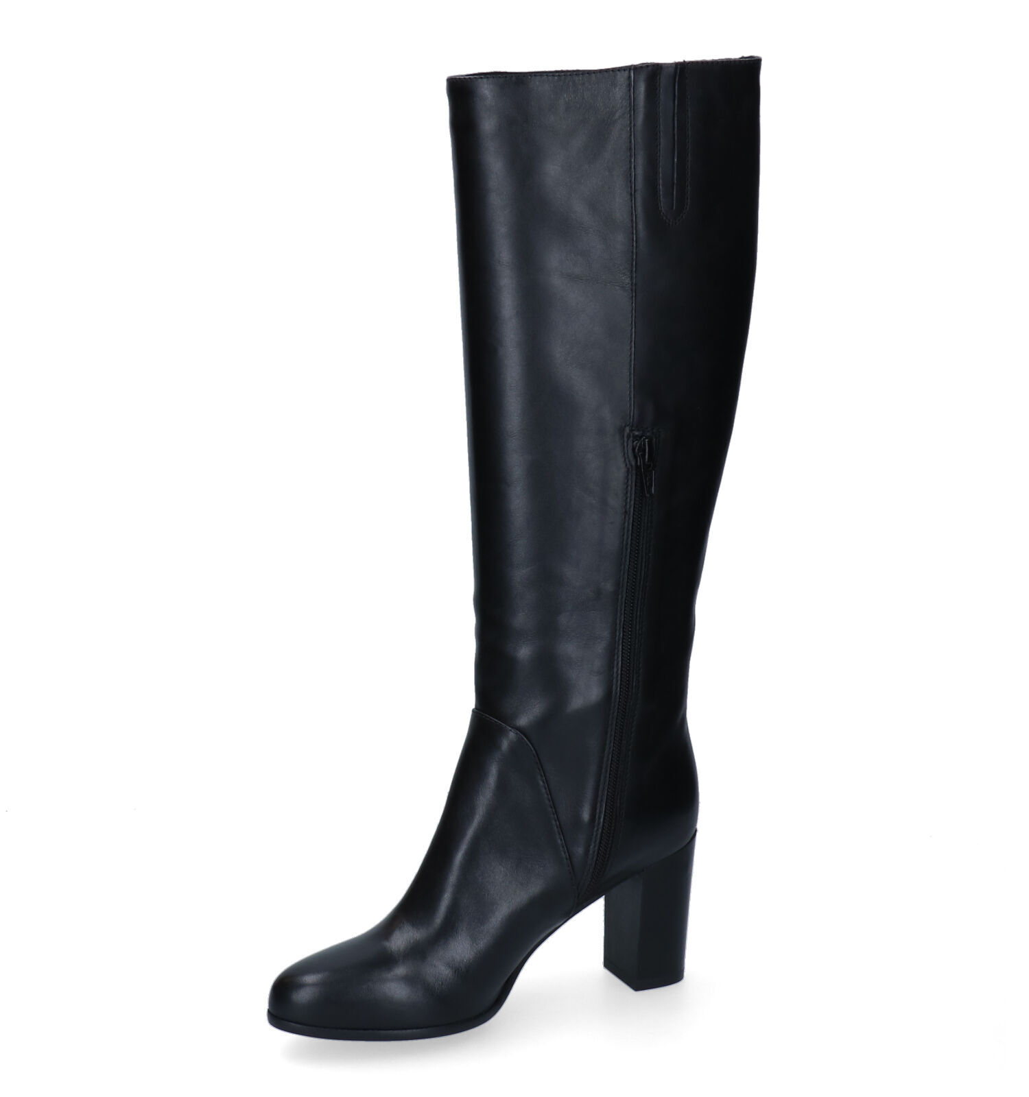 Laarzen dames online zwart leer