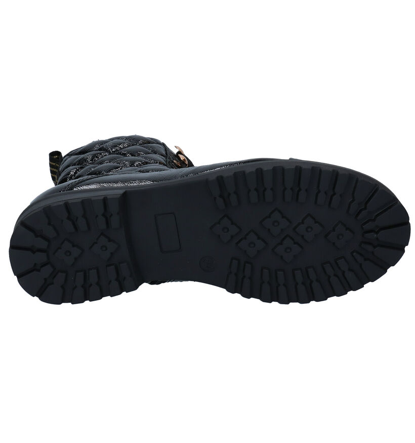 Milo & Mila Dublino Zwarte Boots in leer (296302)