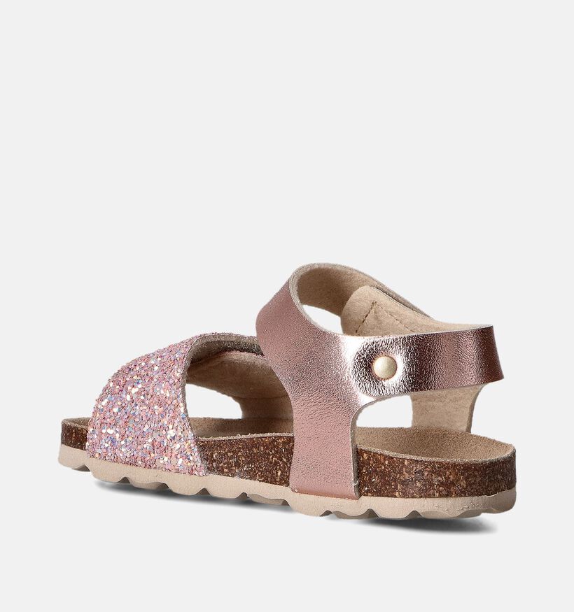 Milo & Mila Rose gold Sandalen met glitters voor meisjes (356654)