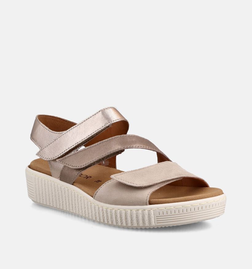 Gabor Gouden/Bronzen Sandalen voor dames (371208) - geschikt voor steunzolen